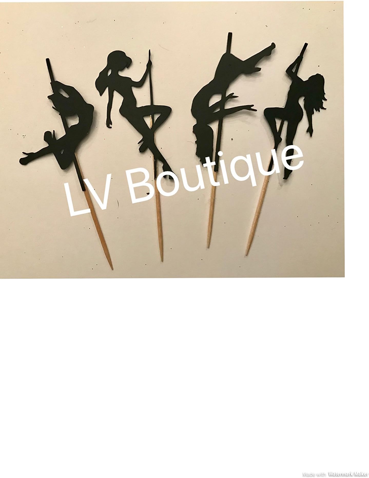 Stripper cupcake toppers, pole dancing cupcake toppers, stripper party decor , bachelorette party decor, bachelor party, pole dancing, stripper