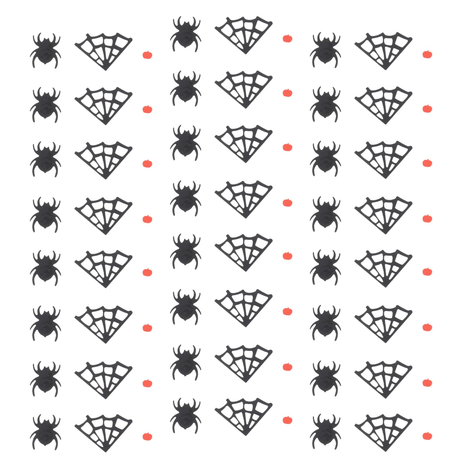 Toyvian Halloween Confetti Party Decoration Black Spider Web Confetti Spooky Scatter Table Holiday Decoration Pumpkin Witch Spider Web Sequins for Halloween Party 2 Pack