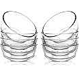 Sweejar Small Glass Bowls Set, 8 oz Prep Bowls for Cooking, 4 inch Small Bowls for Kitchen, Dessert Bowls for Ice Cream, Small Serving Bowls for Dipping, 10 pack, Clear