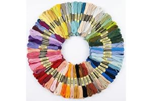 Ewparts 150 Skeins Embroidery Thread 150 Colors Embroidery Floss for Friendship Bracelets String, Cross Stitch Supplies, DIY 