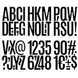 240 PCS Letter Stickers Large Mailbox Numbers and