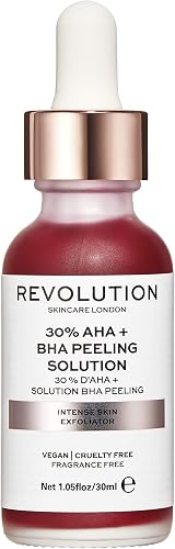 Makeup Revolution 30% AHA BHA Facial Peeling Solution 30ml Exfoliator view 2