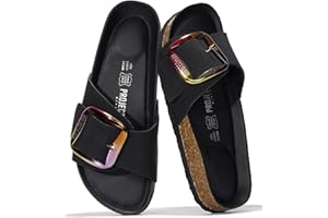 Project Cloud Genuine Leather Sandals Women Dressy Summer Beach Essentials - Flip Flops & Slides with Memory Foam Insole Womens Sandals Comfortable Footwear