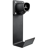 Lectron Tesla NACS Electric Vehicle Charger Nozzle Holster Dock & J-Hook for Cable Management - Tesla Charger Cord Organizer 