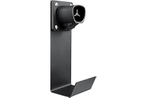 Lectron Tesla NACS Electric Vehicle Charger Nozzle Holster Dock & J-Hook for Cable Management - Tesla Charger Cord Organizer 