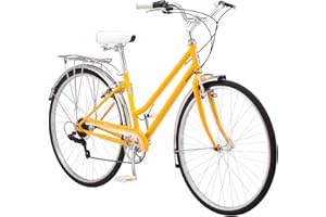 Schwinn Wayfarer Hybrid Bike, 700c Mens and Womens Bike, 7-Speed Hybrid Bicycle, Retro Steel Frame, Front and Rear Linear Pull Brakes, Fenders, Cargo Space, Adult Bicycle