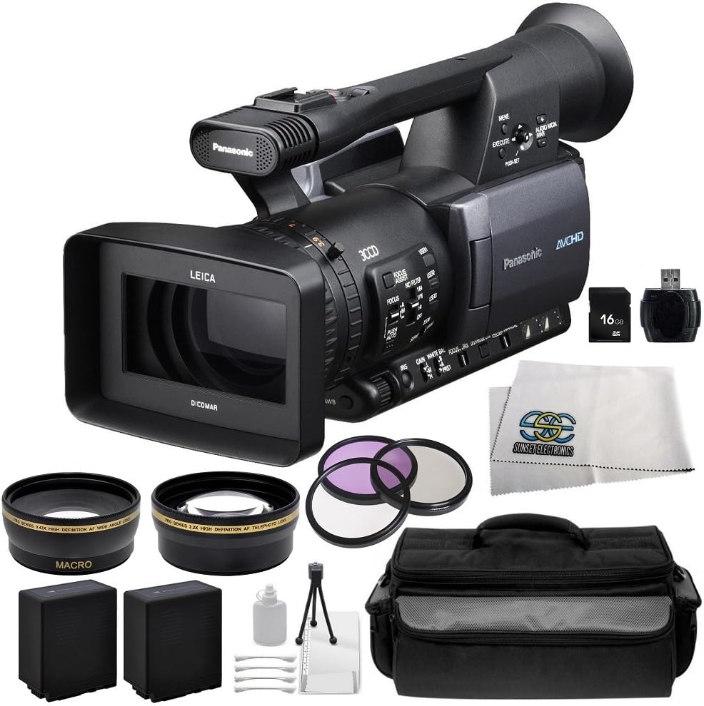 Panasonic AGHMC150/HMC155 AVCCAM Camcorder with SSE