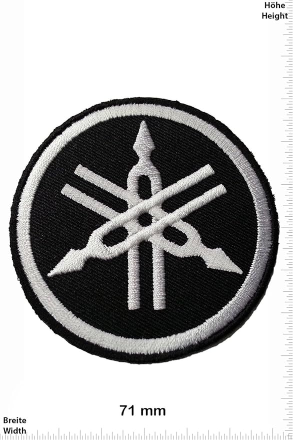 Parches Yamaha Logo silver-