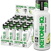Ketone-IQ Ketone Energy Shots - 100mg Green Tea Caffeine, 5g Exogenous Ketones, and B Vitamins - 24 On The Go Caffeine Shots 