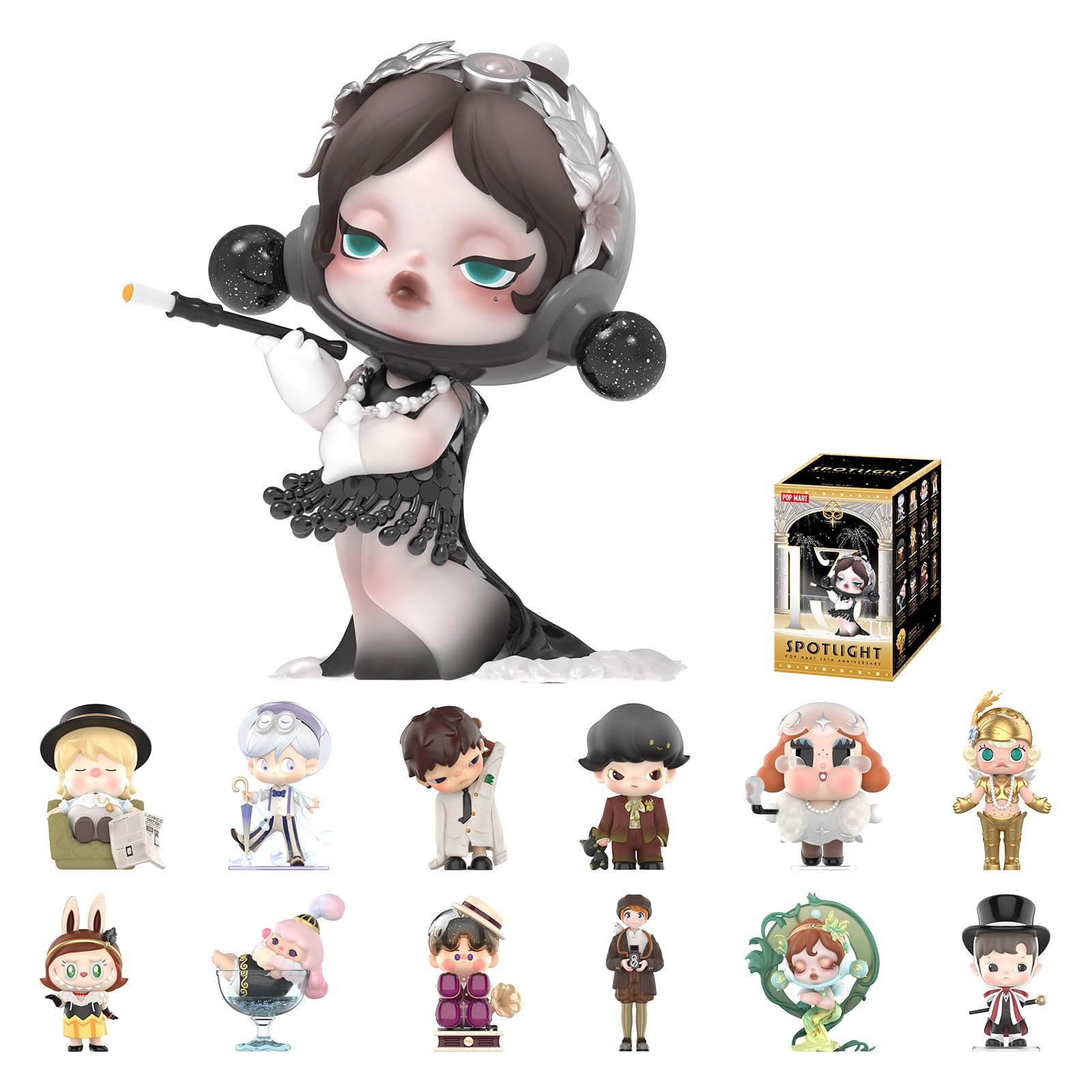 POP MART Spotlight 13th Anniversary Blind Box Figures, Random