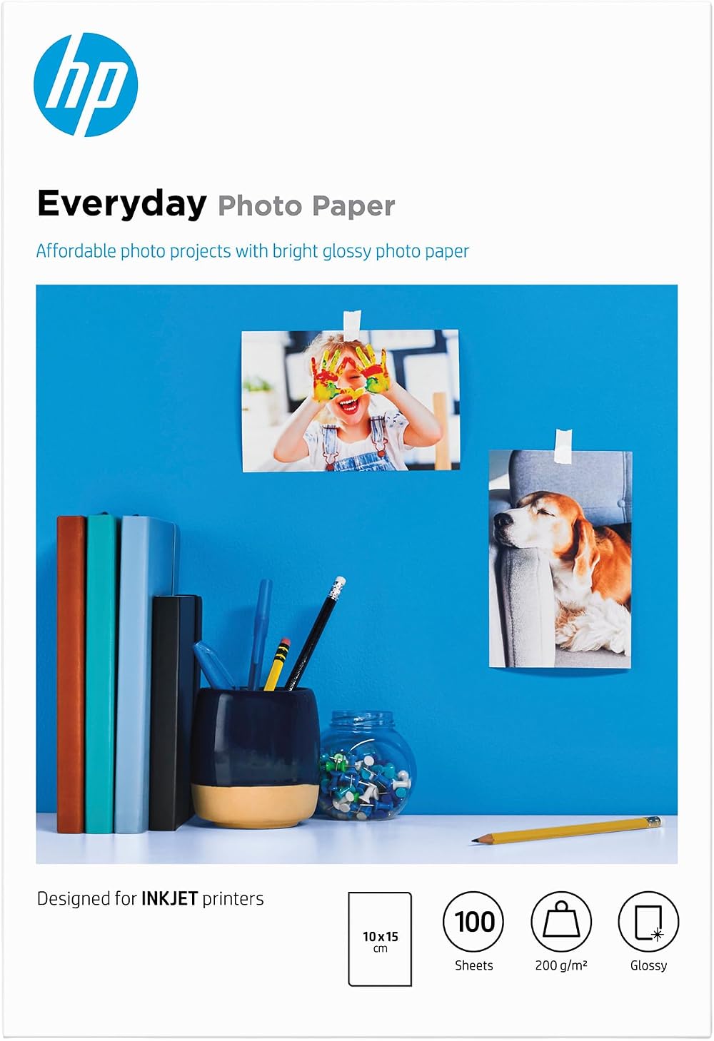 HP Everyday Photo Paper Glossy 10 x 15 cm 100 sheets 200 g/m2 CR757A
