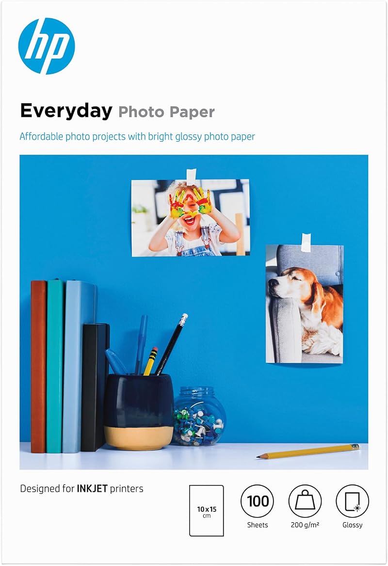 HP Everyday Photo Paper Glossy 10 x 15 cm 100 sheets 200 g/m2 CR757A