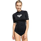 Roxy Women’s Short Sleeve Rashguard – UPF 50+, Compression Fit, Surf, Hiking, Yoga, Quick-Dry