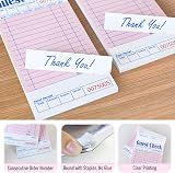 DGBDPACK EP-3632-1 Server Note Pads 5 Pack Pink Guest Check Books 250 Orders view 5