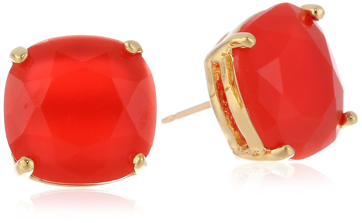 kate spade new york Kate Spade Earrings Red Small Square