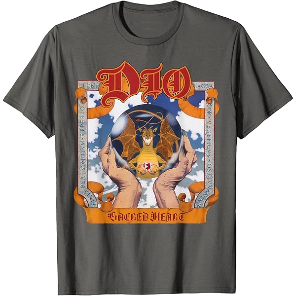 Amazon.com: Dio – Sacred Heart Grey T-Shirt : Clothing, Shoes