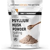 It's Just! - Psyllium Husk Powder, GLP-1 Friendly, Easy Mixing Dietary Fiber, Cleanse Your Digestive System, Finely Ground Po