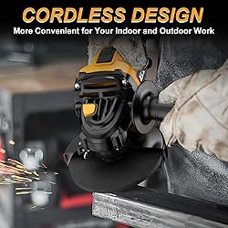 Cordless Angle Grinder Compatible with DEWALT 20V