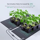 Luxbird 4 Pack Seedling Heat Mats 10" x 20.75" Waterproof 21W view 6