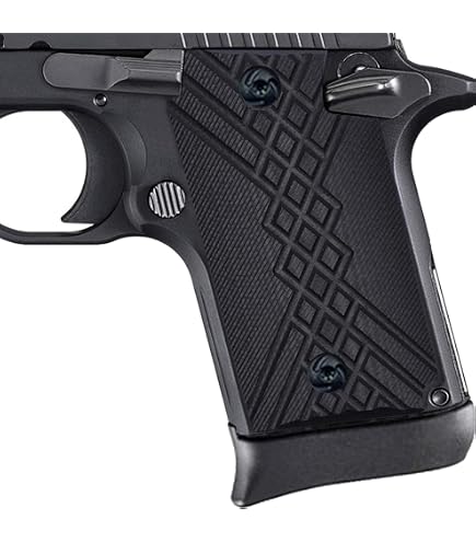 Amazon.com: Rosewood Floral Checkered Grips Compatible with