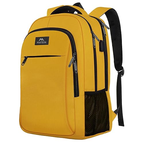 MATEIN Travel Laptop Backpack, Sturdy Anti Theft College School