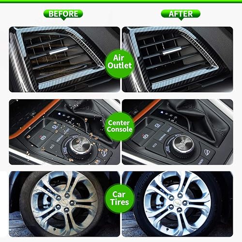 Car Cleaning Kit Scrubber Drill Detailing Brush Set Air Conditioner Vents Towel Washing Gloves Polisher Adapter Vacuum Cleaner - Sponges, Cloths & Brushes