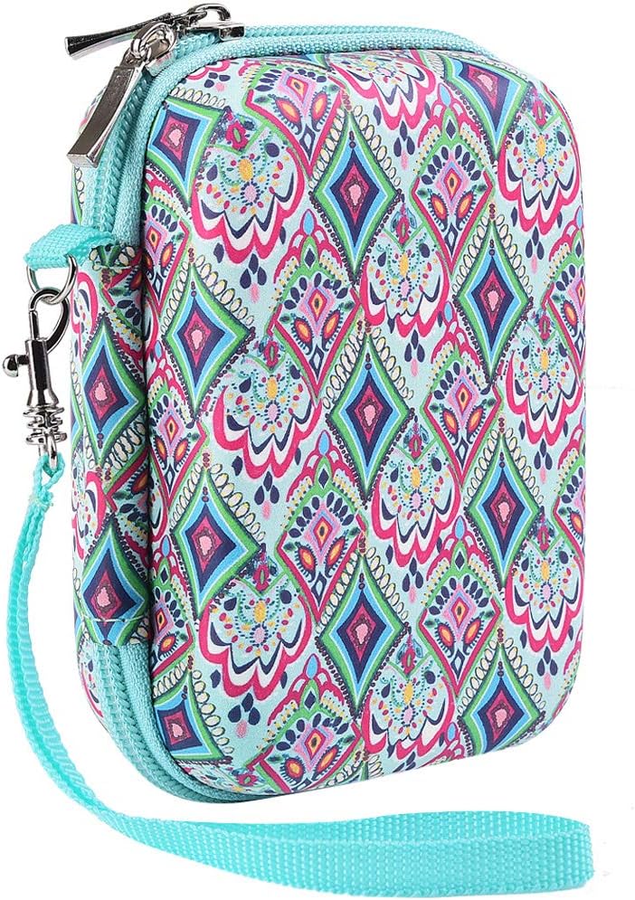 Katia Hard Case for HP Sprocket Portable Photo Printer. Hp Sprocket Case, Also fits Polaroid Zip Mobile Printer/Zink Zero Ink Printing Technology/Polaroid Snap Instant Digital Camera - Bohemian
