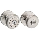 Kwikset Juno Entry Door Knob with Lock and