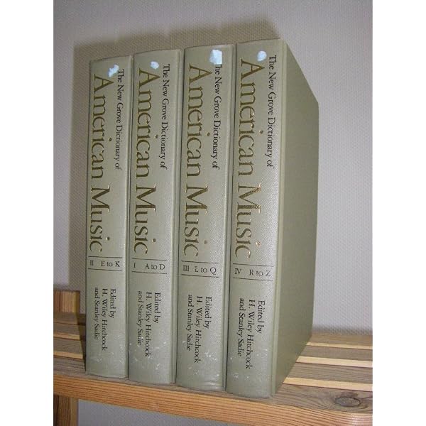The New Grove Dictionary of American Music Volume I, II, III, IV