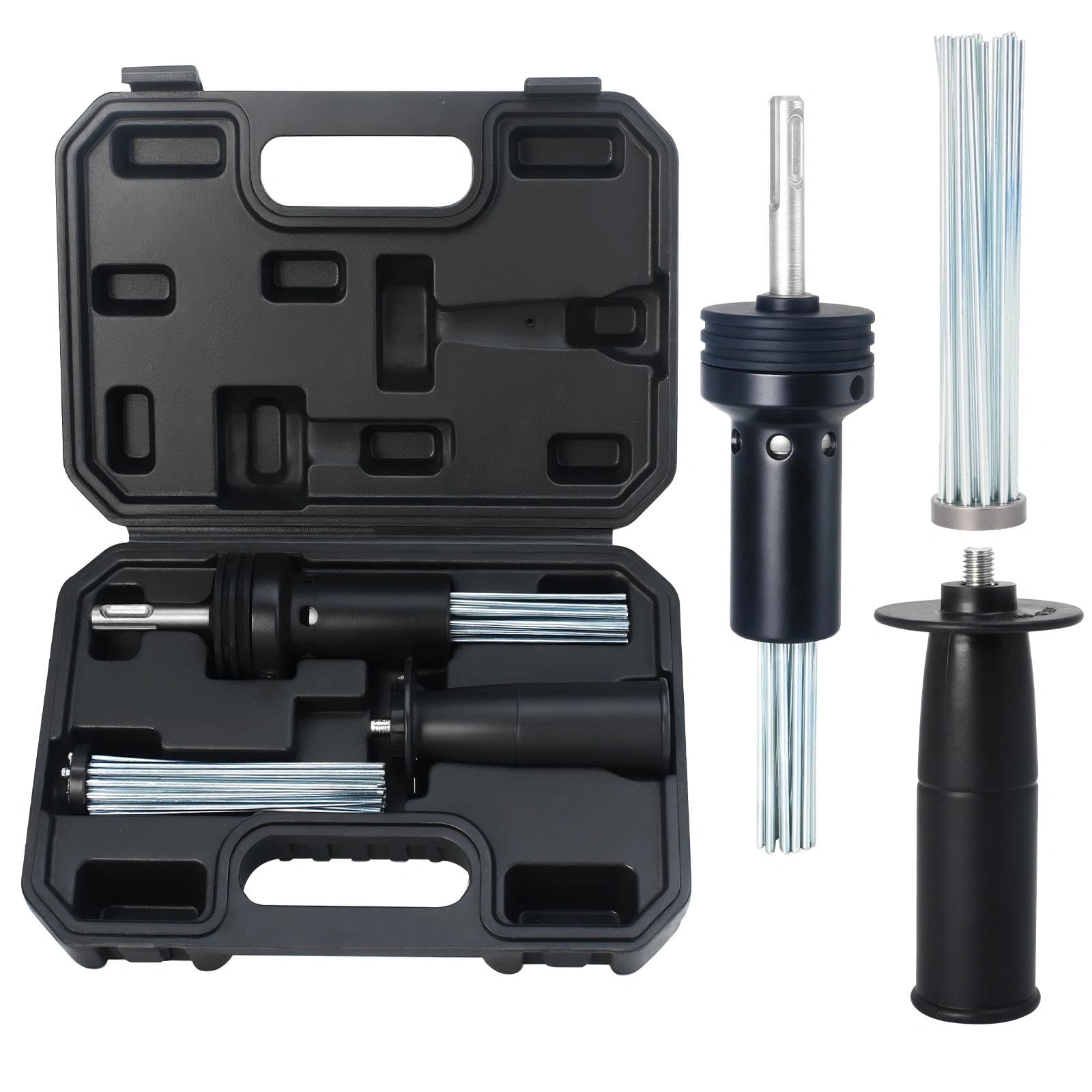 Photo 1 of **FOR PARTS ONLY / MISSING PIECES** ACFAN Needle Scaler SDS Plus Attachment for Rotary Hammer Drill,18Prong Electric Needle Scaler Converter,Air Needle Scaler Alternative,Needle Gun Rust Removal,Weld Clean,Paint Strip,Concrete Scabbling