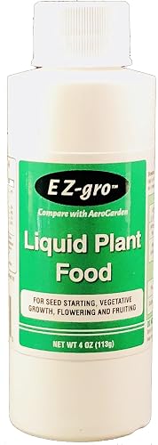EZ-GRO Hydroponic Nutrients for All Hydroponics Growing System - 4 OZ ...
