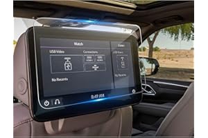 Coleya (2-pack) 2021-2025 2026 Yukon & Yukon XL Screen Protector for GMC Yukon 12.6-inch Rear Touchscreen, 9H Tempered Glass 2024 2025 Yukon Denali/Denali Ultimate/AT4 Ultimate Accessories Rear 12.6"