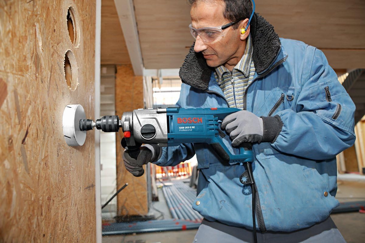 Bosch Professional Impact Drill GSB 162-2 RE (240V), Blue, 240 V - Image 3