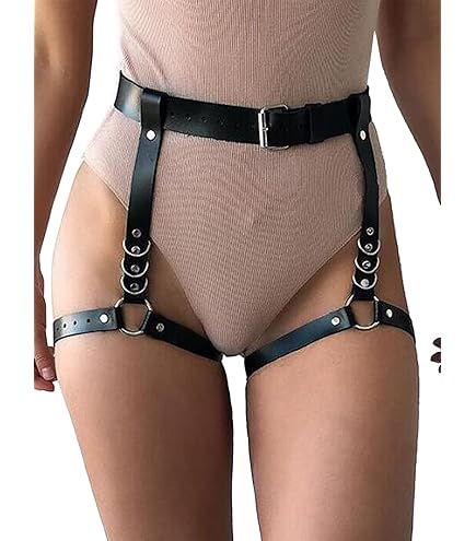 leather garter belt porn Garter Belt of See Through Mesh With Bows and Shorts Lingerie for Pole  Dance main image 0
