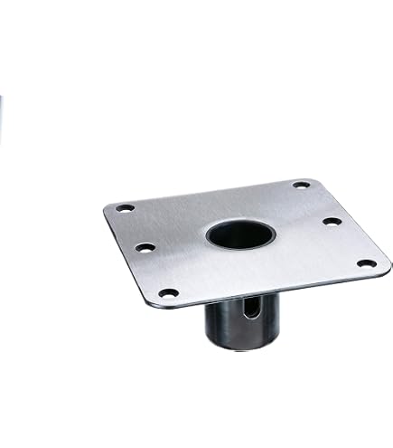 Attwood Swivl-Eze Piedistallo Sedile Barca Regolabile In Alluminio 40,6-50,8 Cm (Serie 1.77) - 39004