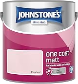 Johnstone's One Coat Matt Emulsion Paint Rosebud 2.5L