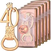 24 boxes of rose gold themed 40th birthday bottle openers favored for 40th wedding party gifts birthday party souvenirs or party decorations