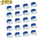 Wire Connectors for Robotic Lawn Mowers/Husqvarna Automower/Garden&Outdoor/Electric Dog Fence- 20 Pack