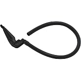 Fluidmaster 218 Toilet Refill Tube and Clip Replacement, For 100,200,200A, 400A and Most Other Valves , Black