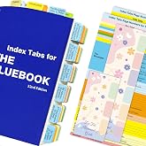 Index Tabs for The Bluebook 22nd Edition, Complete Book Tabs Set (Book not Included), 90 Color-Coded Tabs for Every Section, Laminated &amp; Waterproof &amp; Repositionable