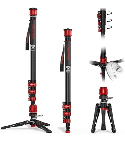 Amazon.com : IFOOTAGE Cobra 3 Monopod Camera Stand with Pedal