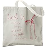 Veqzc Coquette Bows Canvas Tote Bag, Shoulder Bag For Women, Reusable Tote Bag