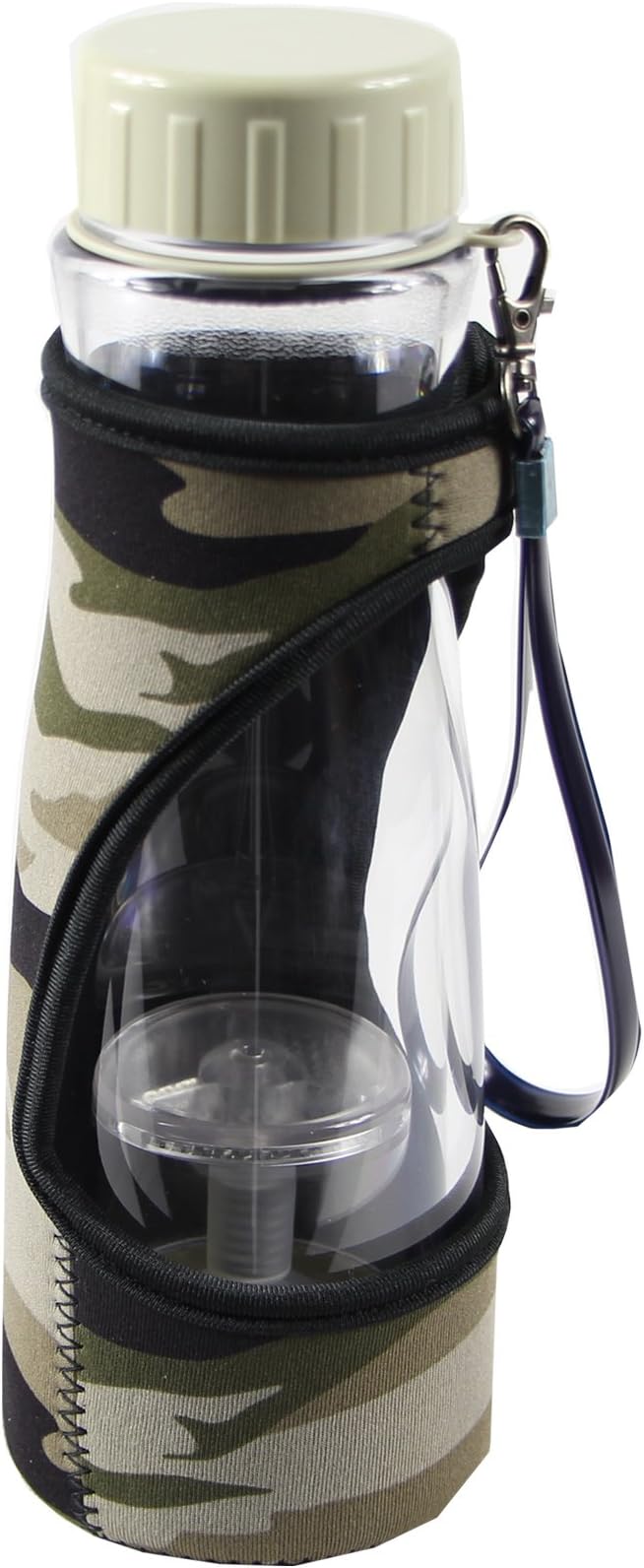 Sport Tea Cup 16.9 oz Portable Filter Water Tea Bottle Travel Mug Leak-proof With Waterproof Cloth Cover