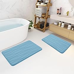 Buganda Memory Foam Bathroom Rug Mat 30x20, Extra