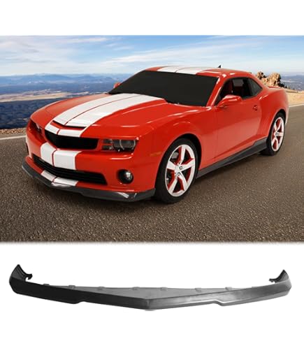 thumbnail image 2 of Replacement For 2010-2013 Chevrolet Camaro SS Models | TL1 Style Carbon Fiber Front Bumper Lower Spoiler Lip Splitter 2 of 9