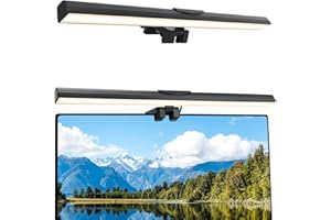Monitor Light Bar led lamp, USB Powered for Eye Caring, 25 Lighting Modes, Computer Monitor Desk Lamp, Space Saving LED Scree