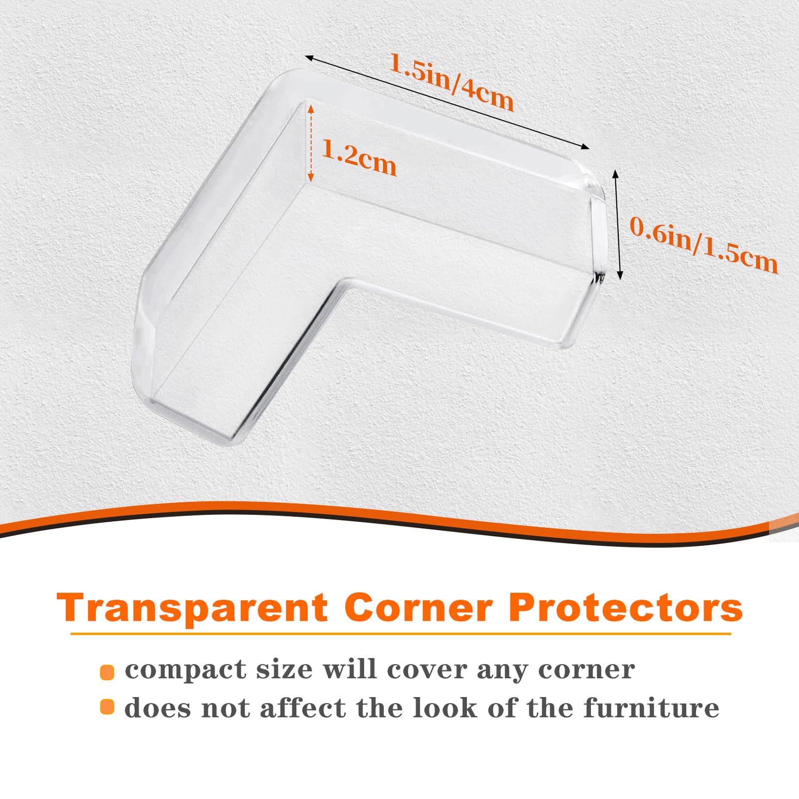 12 Pack Corner Guards Corner Protectors Baby Proof Furniture Corner & Edge Safety Bumpers, Table Corner Protector for Furniture Baby Safety Sharp Corner Covers, Clear