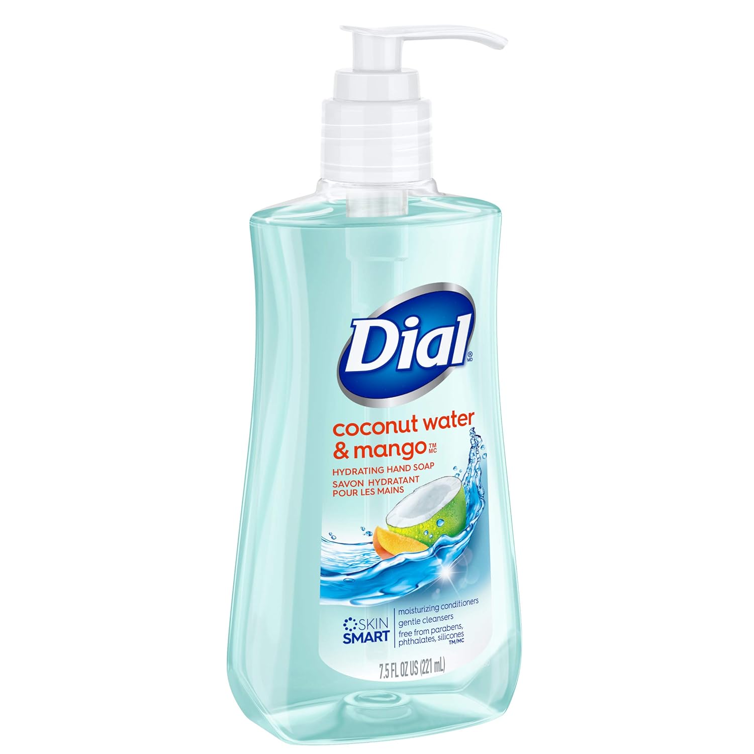 Dial Liquid Hand Soap, Coconut Water & Mango, 7.5 Fl Oz : Beauty