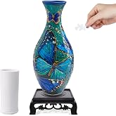 Movrikan 3D Puzzle Vase, Puzzle for Adults, Creative Vase Puzzle for Flowers, Unique Home D&eacute;cor &amp; Housewarming Gift(Mysterious Butterfly)