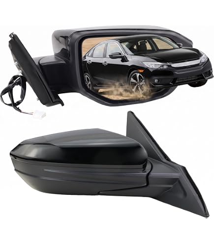 Amazon.com: Door Mirror Compatible/Replacement for 76258TBAC21ZA